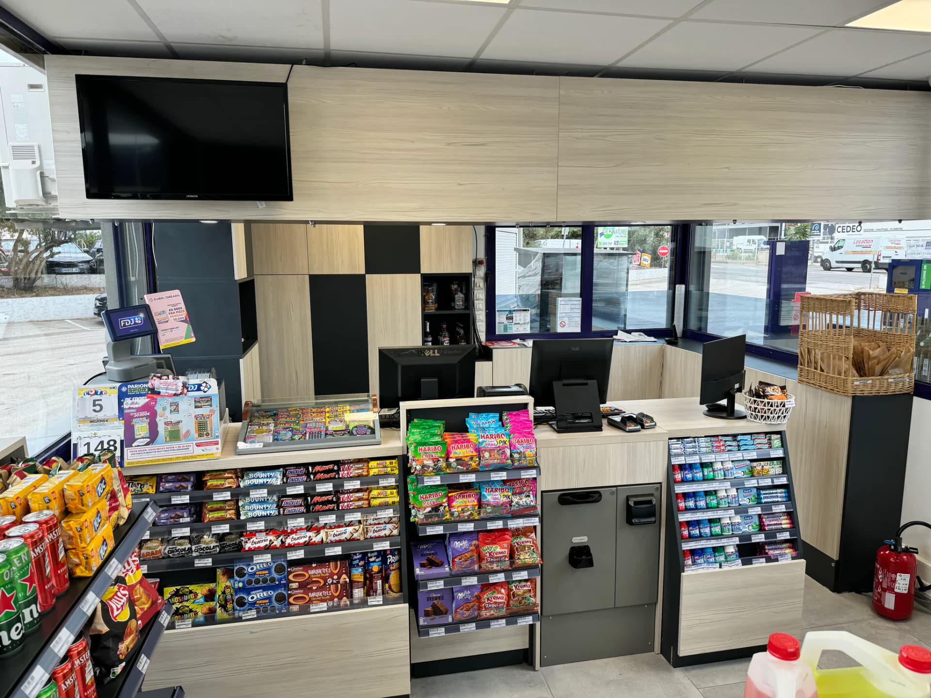 Agencement Station-service